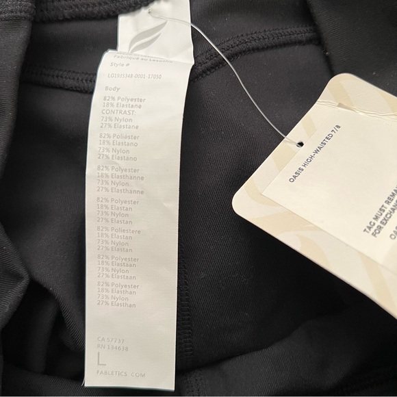 NWT OASIS PURELUXE HIGH-WAISTED 7/8 LEGGING - Picture 5 of 12